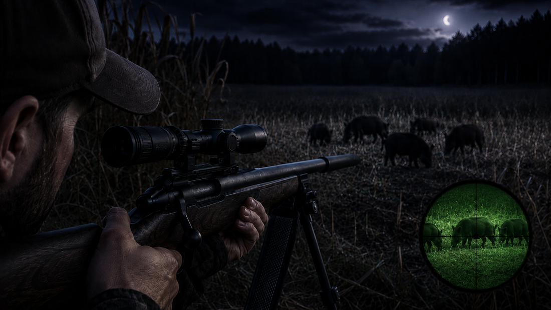 Night vision sigtekikkert & clip-on til jagt i Sverige og Polen | Guide 2026
