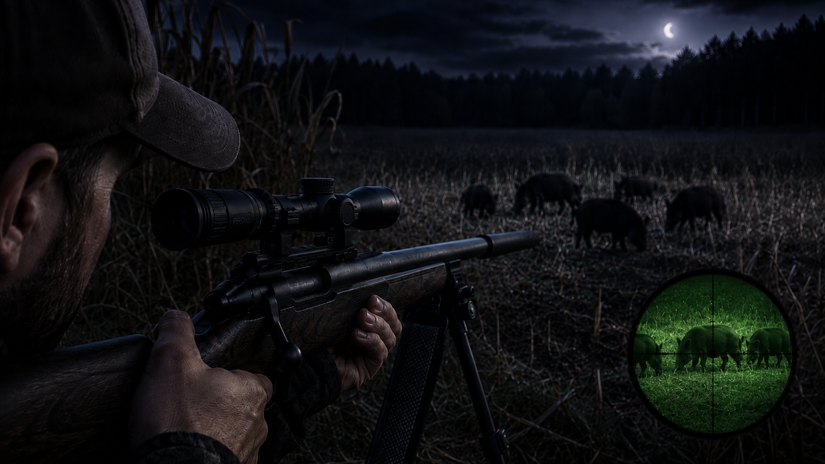Night vision sigtekikkert & clip-on til jagt i Sverige og Polen | Guide 2026